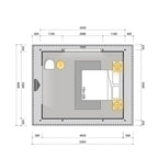 Windproof Luxury Waterproof Glamping Tent with Bathroom Safari Canvas for Outdoor Hotel Resort Customization Family Ready